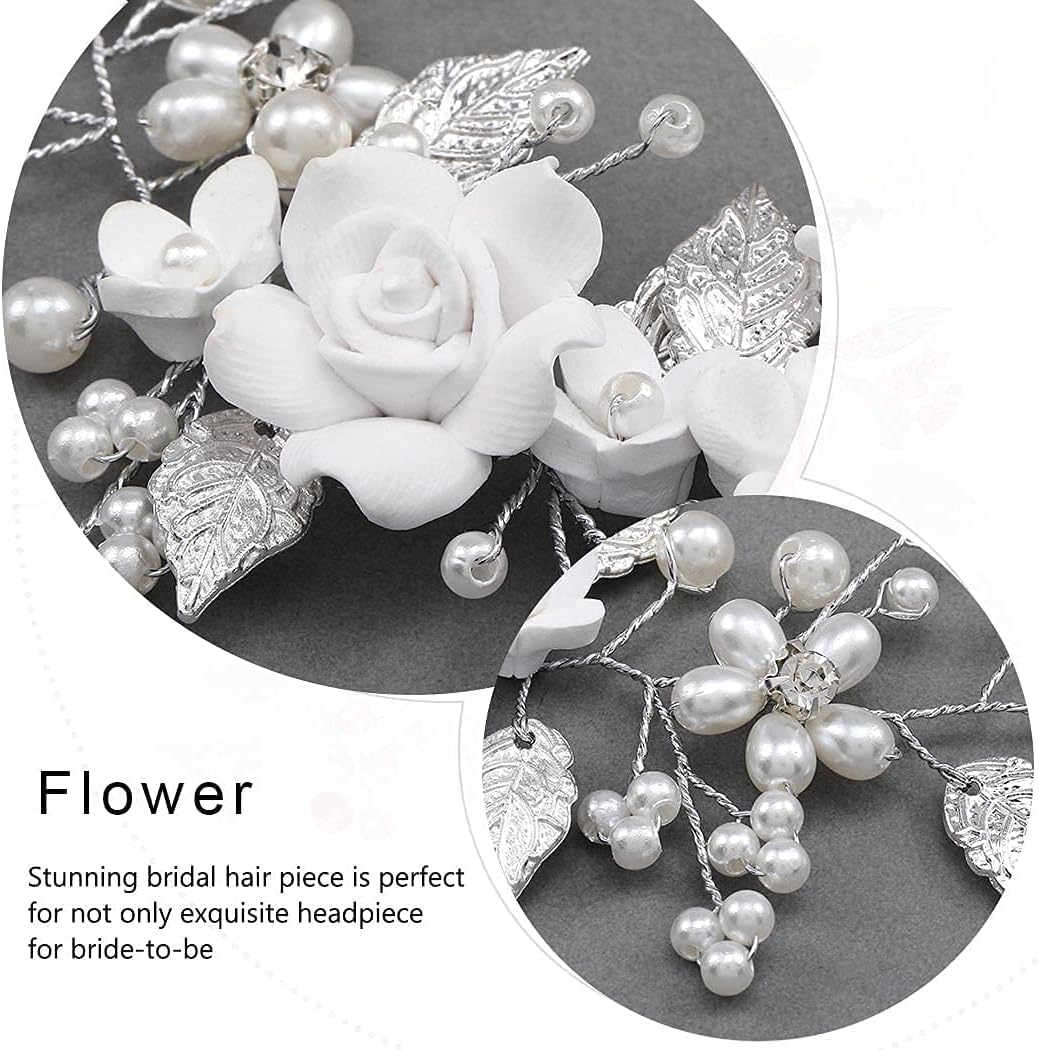 Sere-tête floral en perles : l'accessoire idéal pour la mariée et les filles d'honneur – Image 3