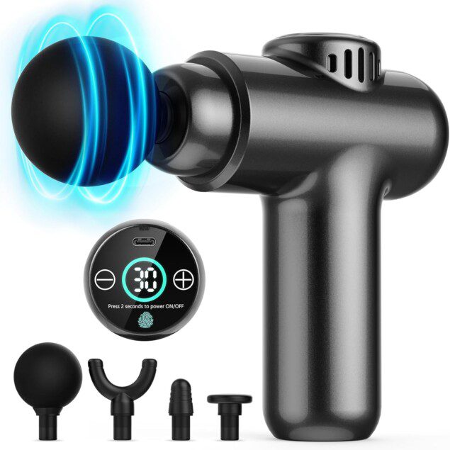 Pistolet de massage professionnel : soulagement des douleurs musculaires pour sportifs et amateurs de bien-être