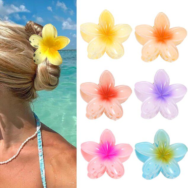 Pinces à cheveux en fleur pour femme : élégance et maintien parfait des cheveux épais