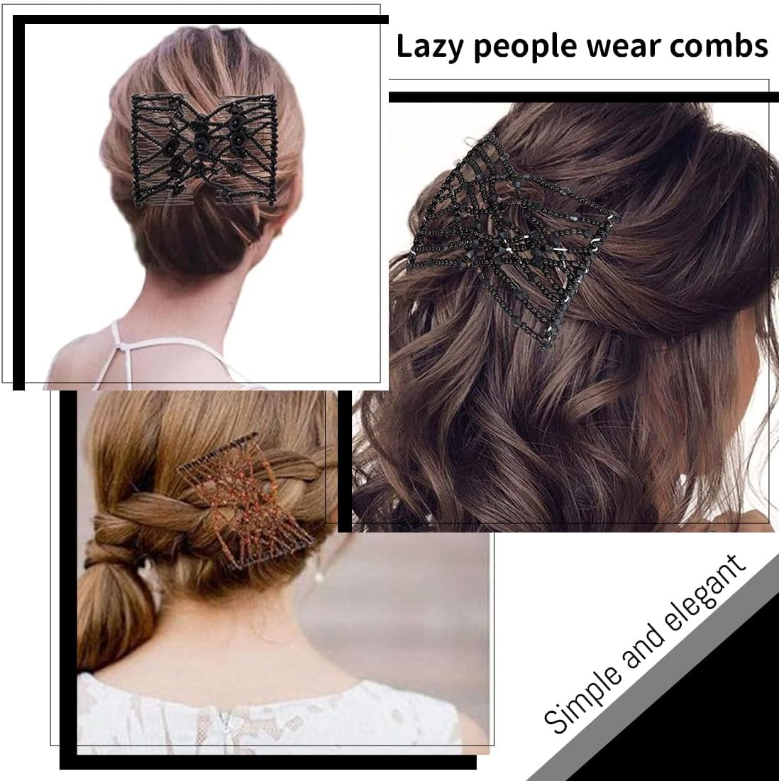 Peigne de cheveux extensible magique : l’accessoire parfait pour les femmes en quête de style et de confort – Image 4