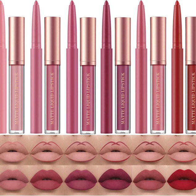 Crayon à lèvres mat et rouge à lèvres 24 heures : le kit beauté idéal pour les femmes qui souhaitent un maquillage longue durée et élégant