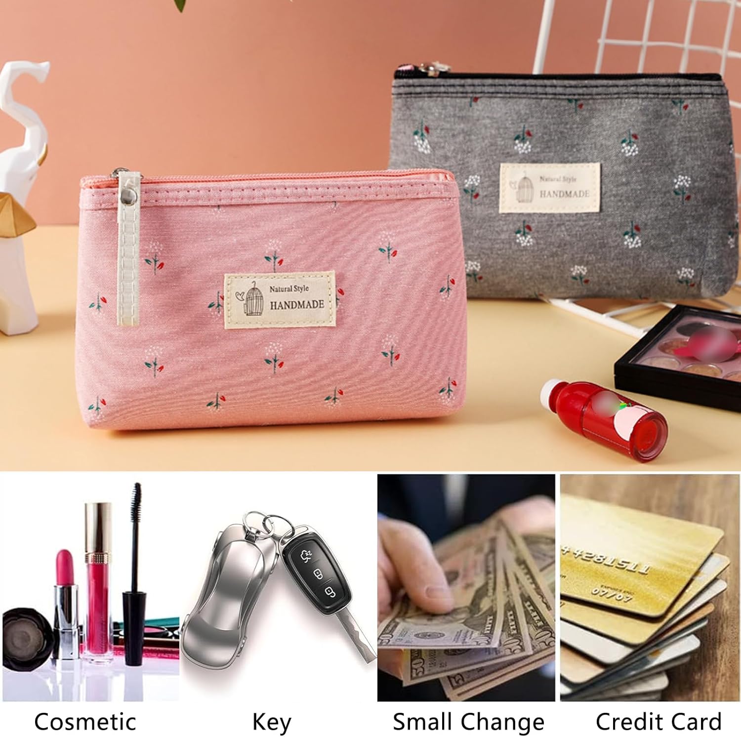 Pochette de maquillage imprimée : 5 trousses de toilette élégantes pour les passionnées de beauté – Image 4
