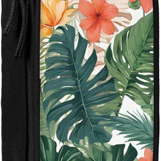 Trousse à crayons tropicale : la solution idéale pour étudiants et passionnés de beauté   Découvrez notre trousse à crayons double couche avec fermeture éclair, en tissu durable et au motif élégant de feuilles de palmier, parfaite pour organiser vos fournitures scolaires ou vos produits de beauté.