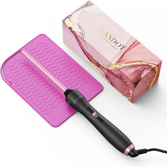 Fer à boucler 9 mm : Créez des petites boucles serrées pour un look professionnel
Idéal pour les amateurs de coiffure, ce fer à boucler compact est accompagné d'un tapis en silicone résistant à la chaleur et d'un gant de protection, garantissant sécurité et élégance dans votre routine de coiffage.