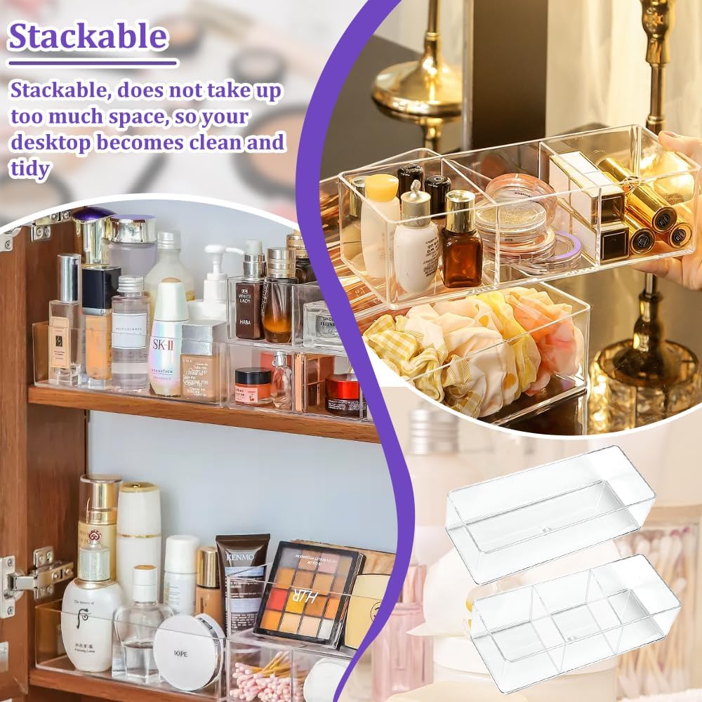 Boîte de rangement transparente pour maquillage : l'organiseur idéal pour une beauté toujours en ordre et à portée de main – Image 6