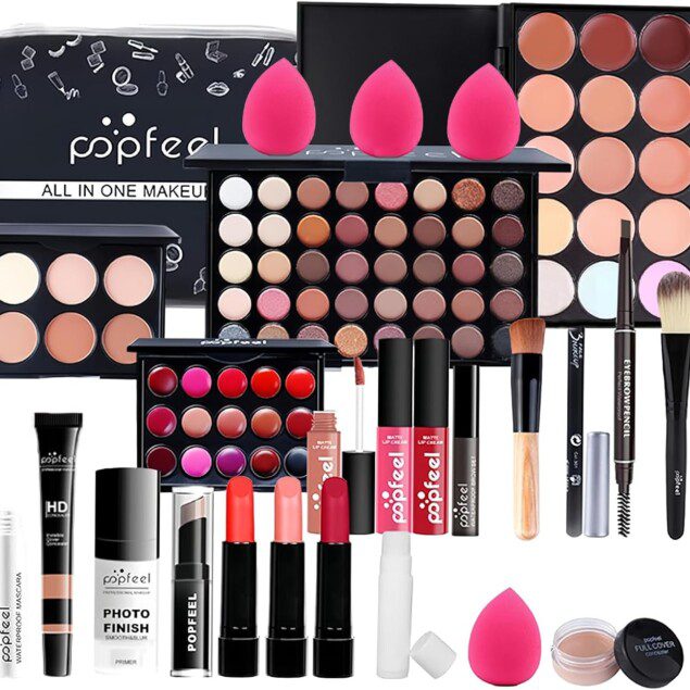 Ensemble cadeau de maquillage tout en un : 30 pièces pour un look éblouissant, idéal pour les femmes et les filles