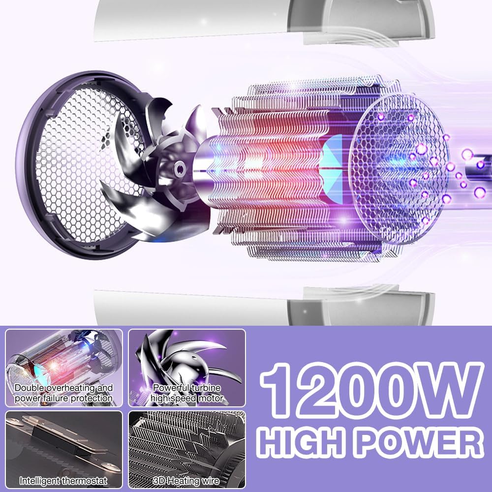 Sèche cheveux pliable 1200W : l'allié idéal pour votre famille en voyage ou au salon – Image 4