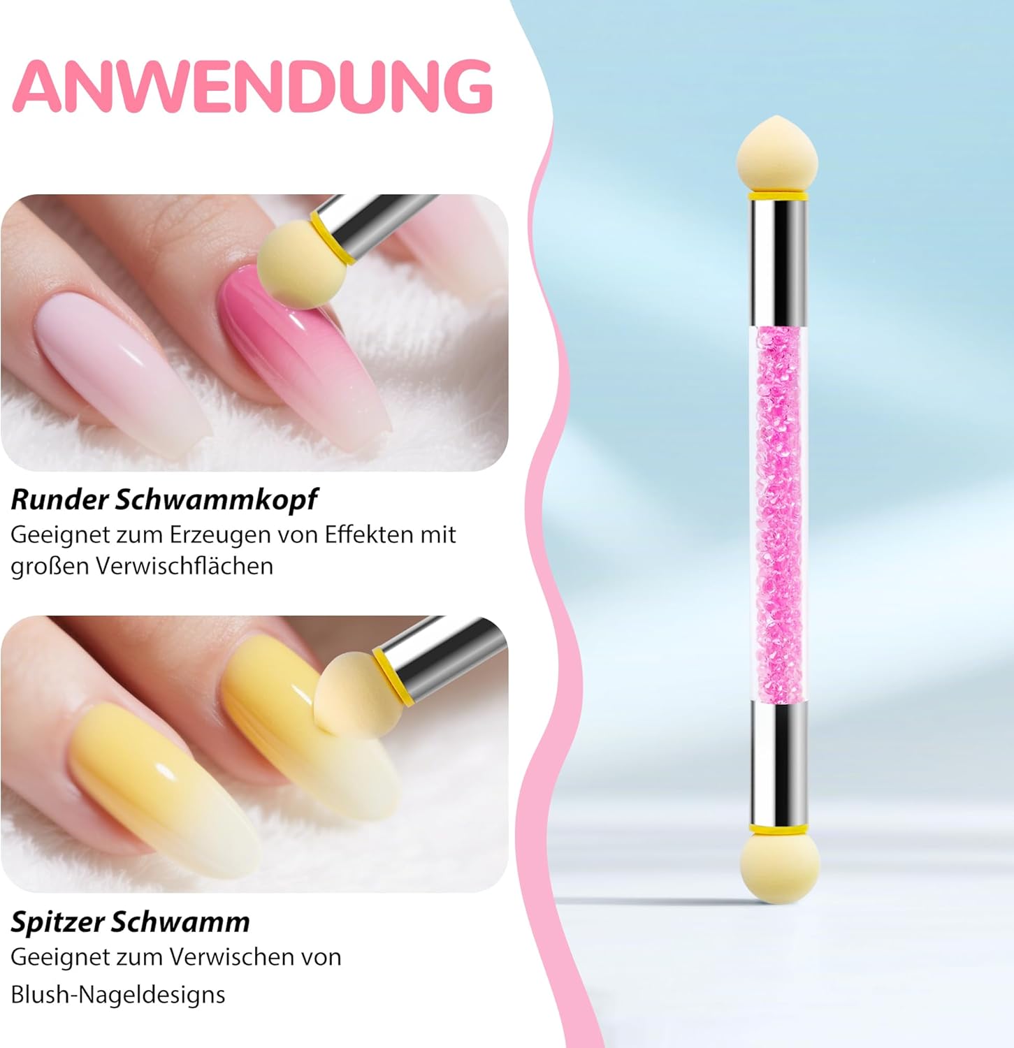 Kit de 6 pinceaux nail art professionnels : l'outil idéal pour les passionnés de manucure créative – Image 8