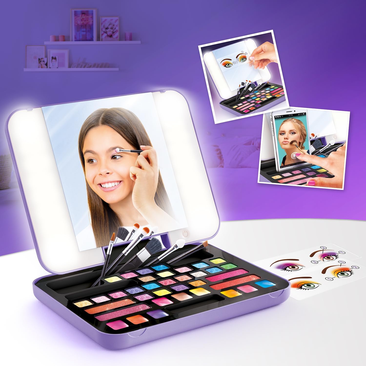 Mallette de maquillage LED : l'outil parfait pour les jeunes artistes créatifs – Image 3