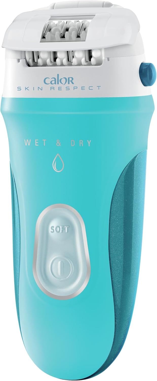 Epilateur Skin Respect pour une épilation parfaite et douce : technologie Wet&Dry et autonomie longue durée