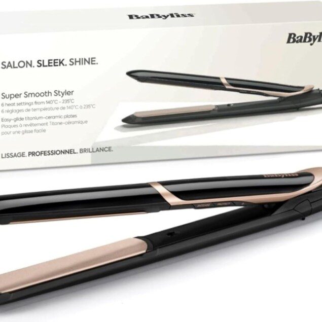 Lisseur cheveux super smooth : lissage parfait pour toutes les chevelures avec technologie ionique anti-frisottis