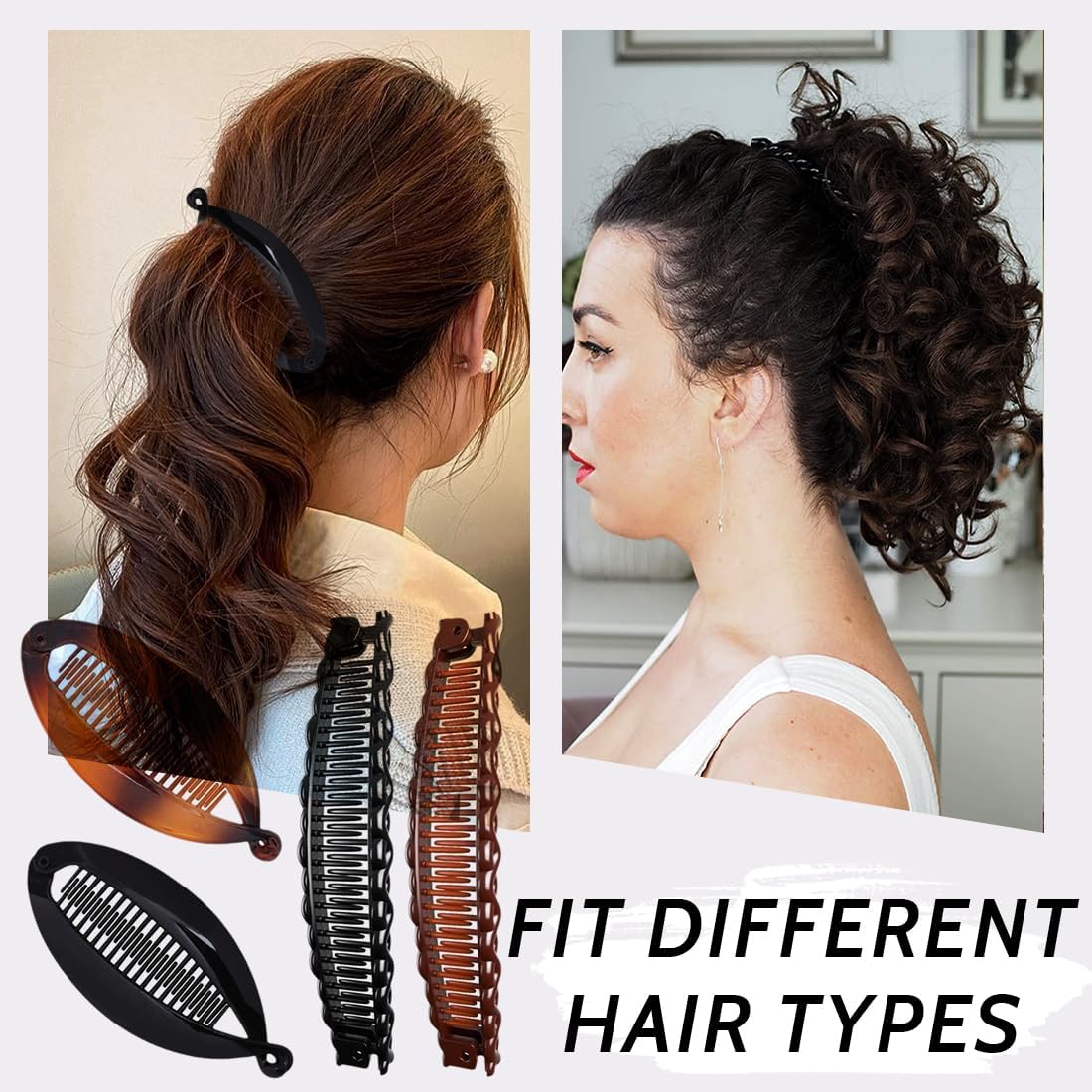 Pinces à cheveux pour femmes : élégance et maintien parfait pour vos coiffures longues – Image 2
