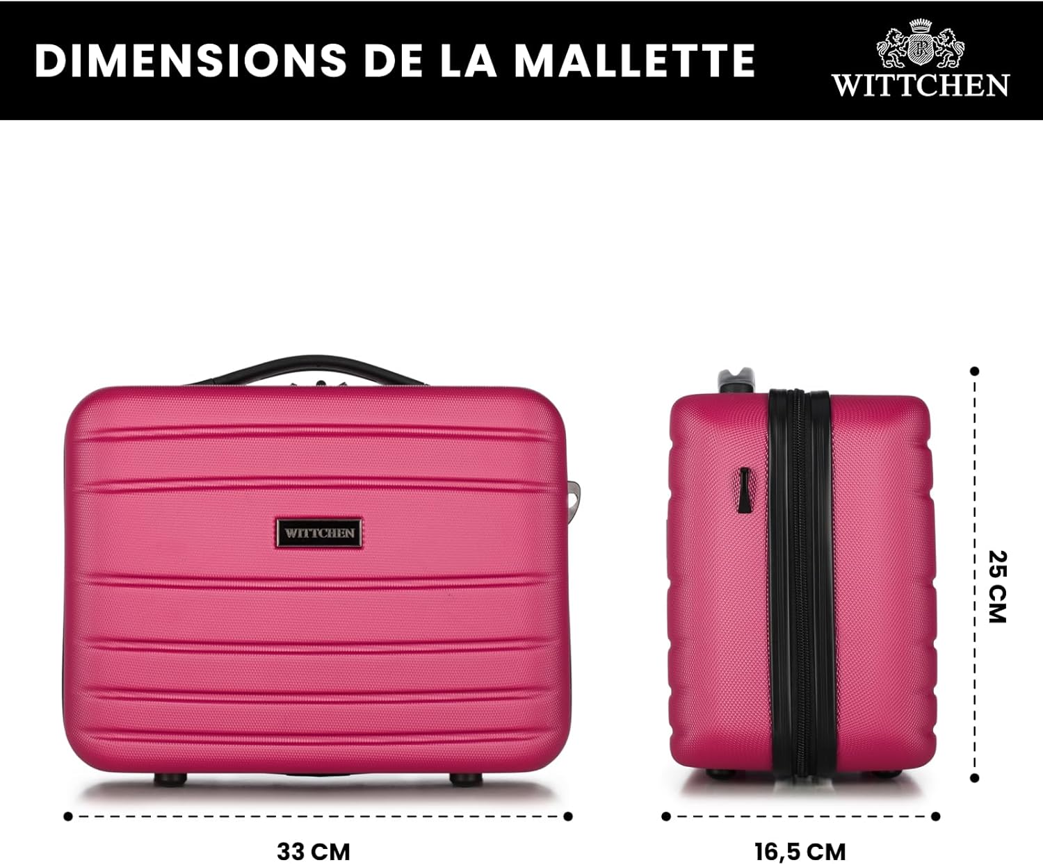 Valise rigide en ABS : l'alliée parfaite pour les voyageurs modernes Découvrez notre bagage à main avec 4 roulettes pivotantes et serrure à combinaison pour un voyage en toute sérénité – Image 2