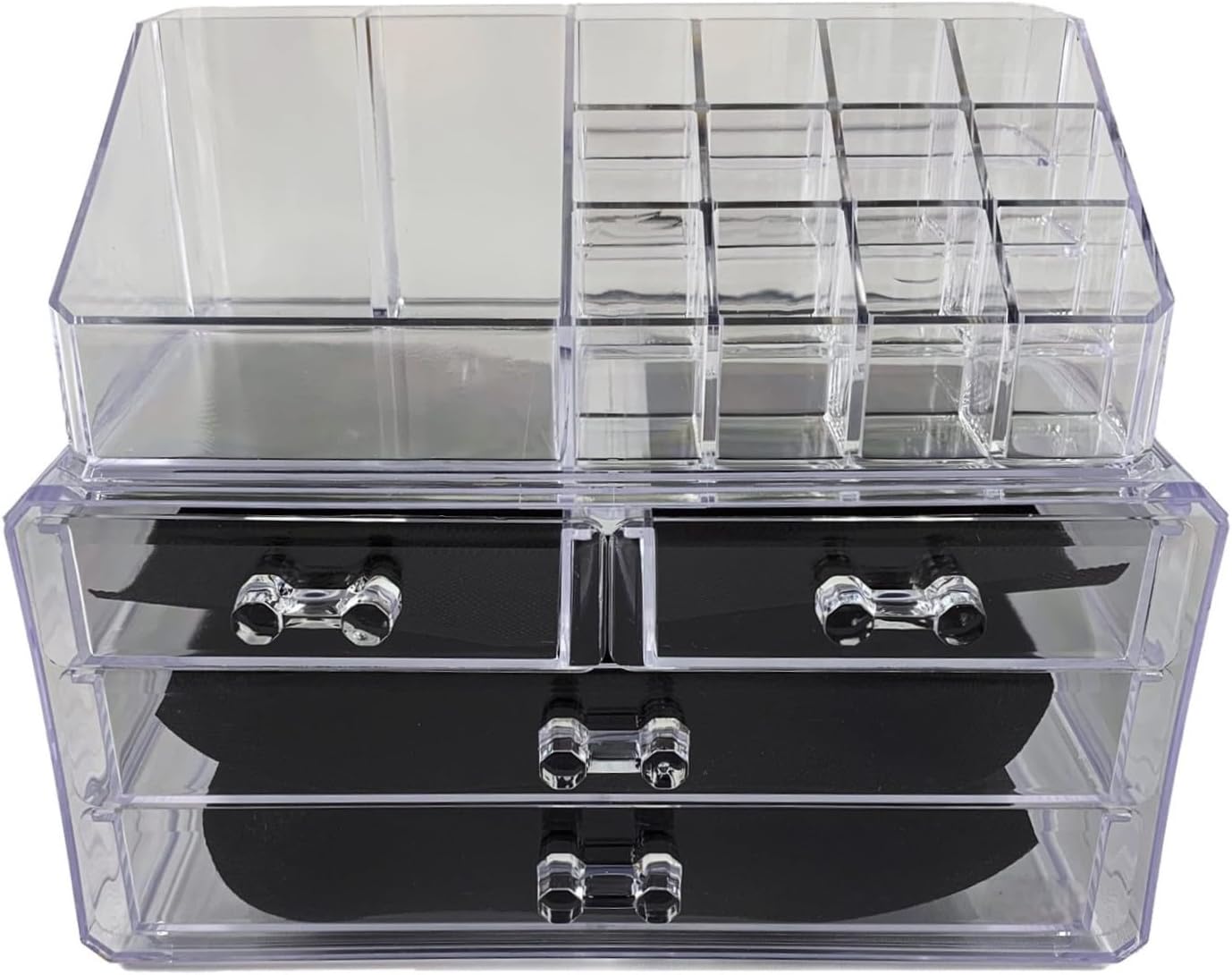 Organisateur de cosmétique transparent : pour un maquillage toujours à portée de main avec 4 tiroirs pratiques – Image 5