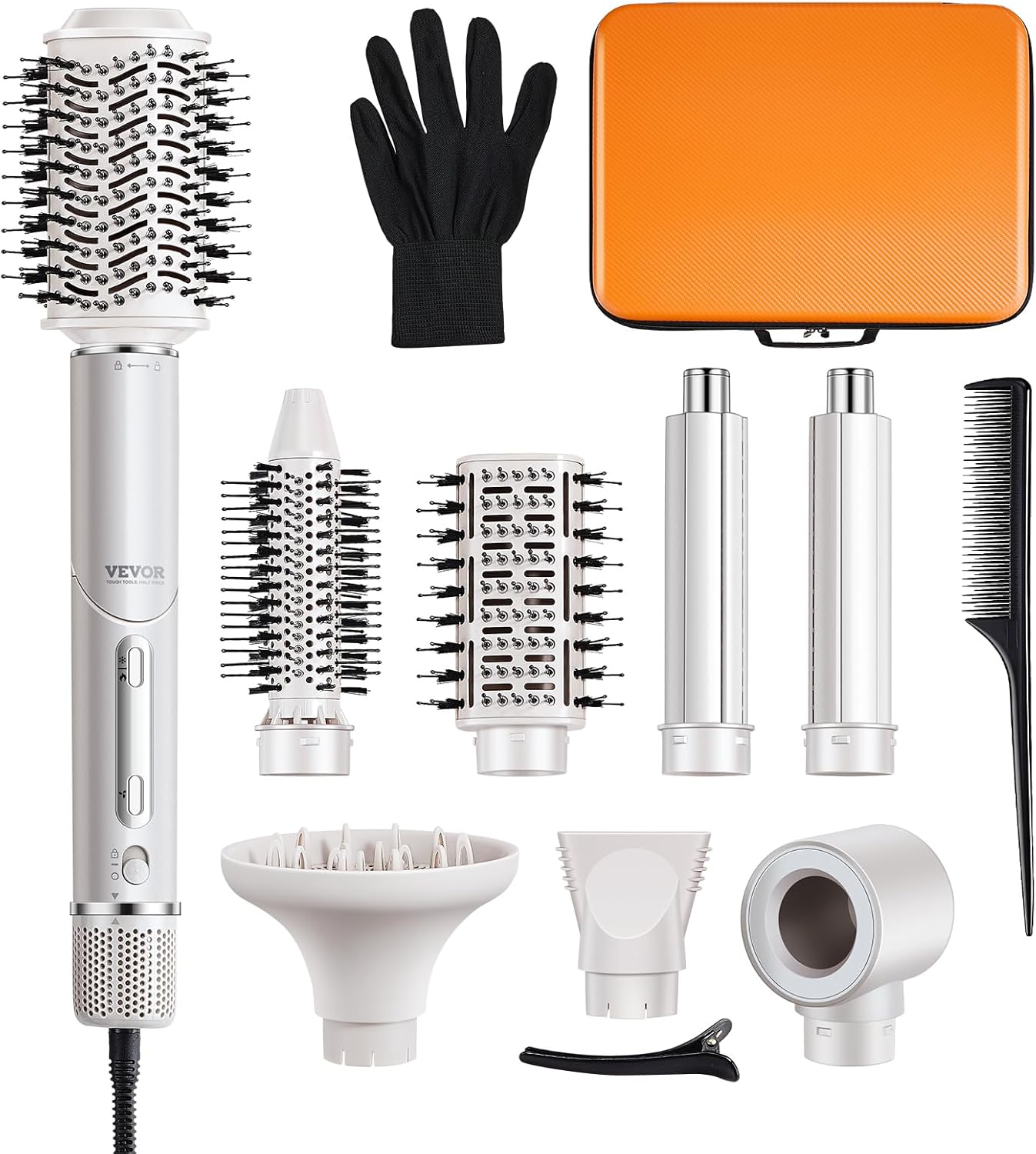 Brosse Sèche-Cheveux 7 en 1 : Coiffage Professionnel