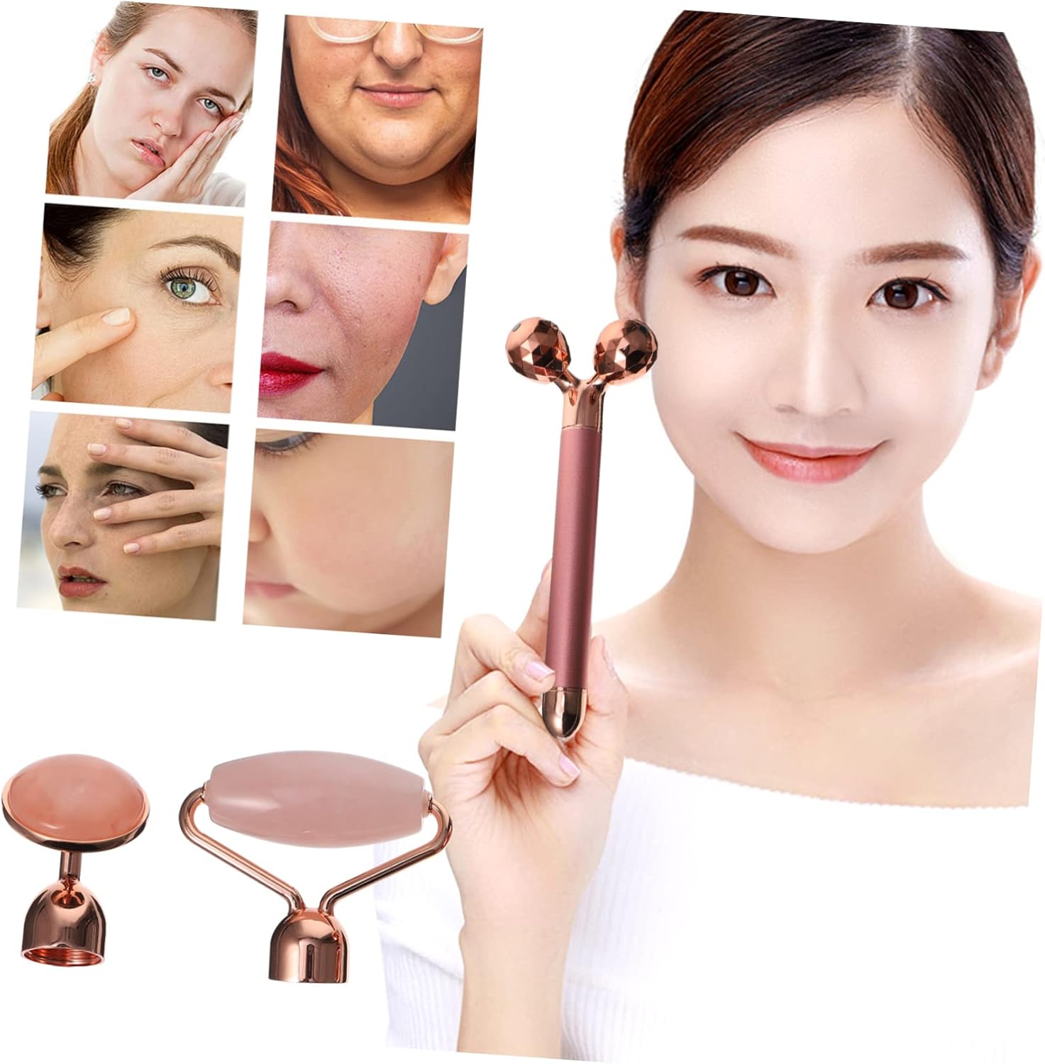 Ensemble de roller de jade électrique : pour un massage facial anti-âge et des résultats éclatants – Image 9