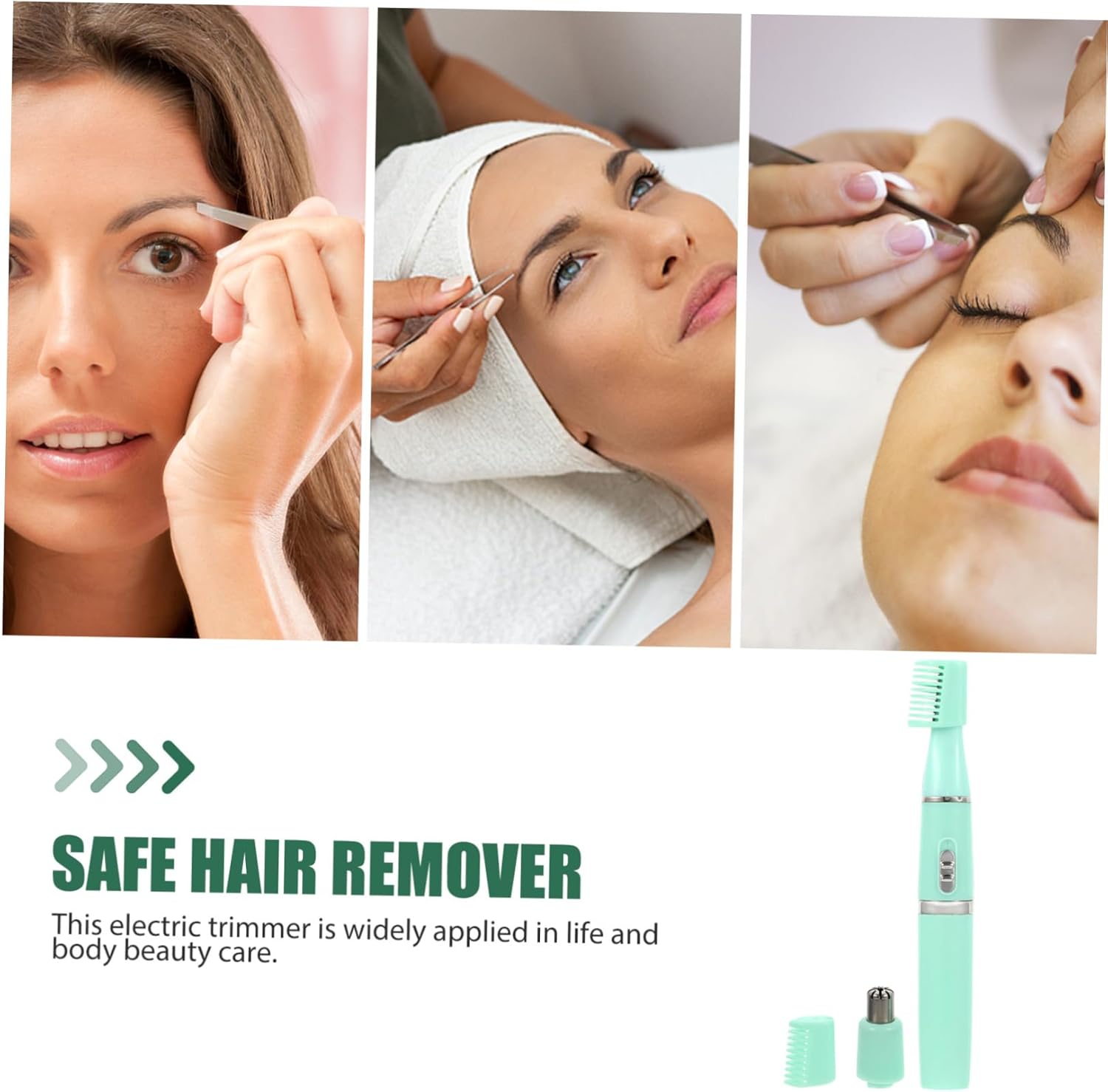 Rasoir à sourcils électrique rechargeable : une tondeuse sécurisée pour une épilation précise et confortable – Image 8