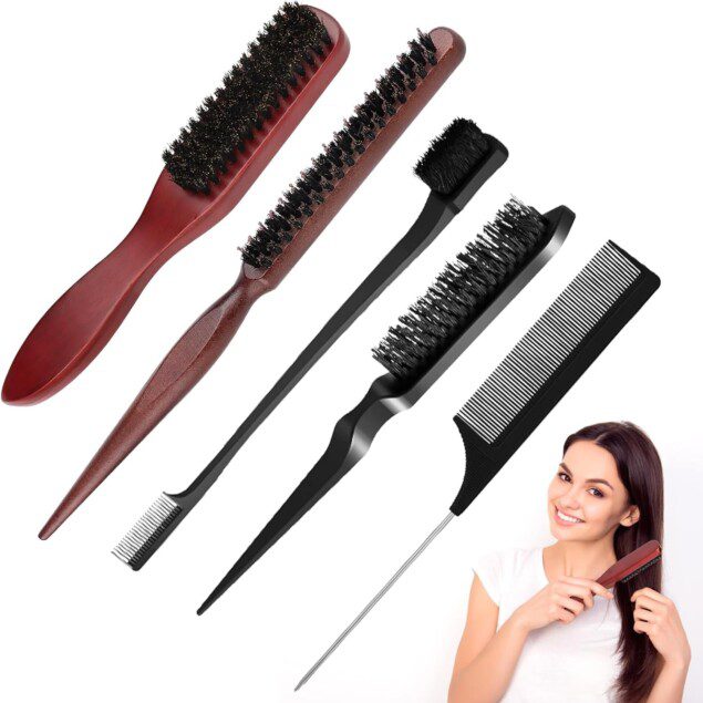 Brosse plaquante en poils de sanglier : l'accessoire essentiel pour les cheveux longs, bouclés, secs ou abîmés, pour femmes et hommes