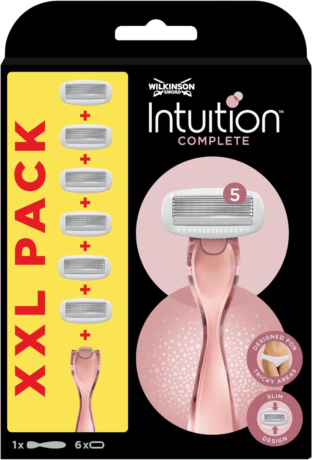 Wilkinson Sword - Lames de Rasoir Intuition Complete pour Femmes - Confort et Douceur