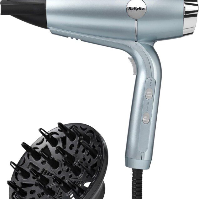 Sèche-cheveux performant D773DE : pour un coiffage rapide et éclatant de brillance
