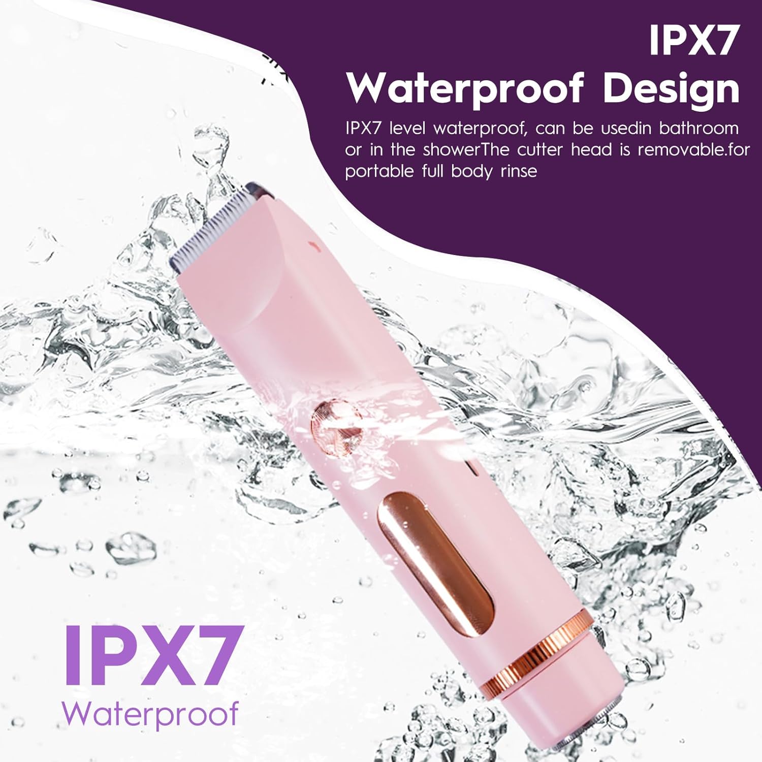 Rasoir Électrique 2 en 1 Waterproof pour Femmes - Précision et Confort – Image 5