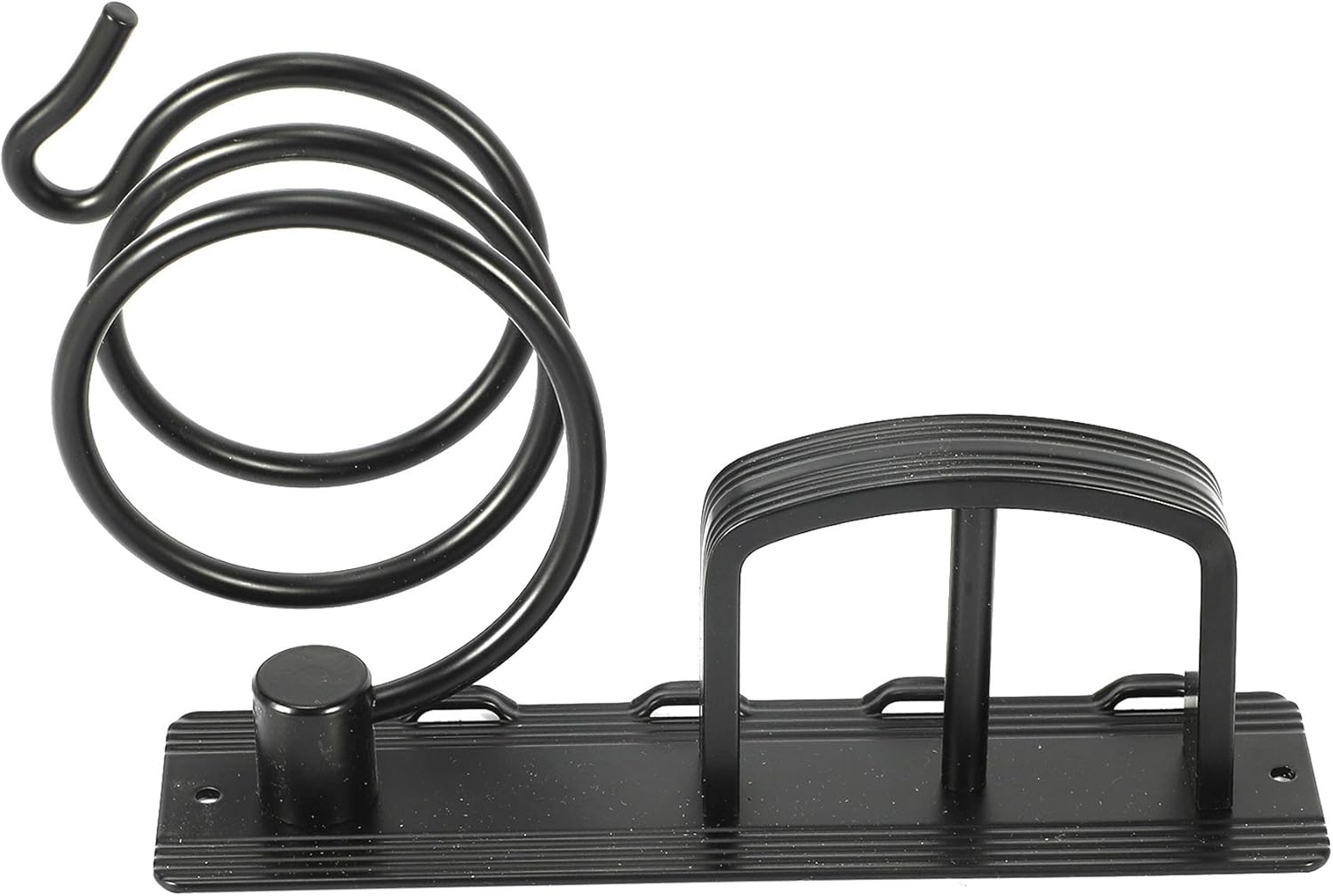Support en aluminium pour sèche-cheveux et fer à lisser : l’accessoire chic pour une salle de bain organisée – Image 3