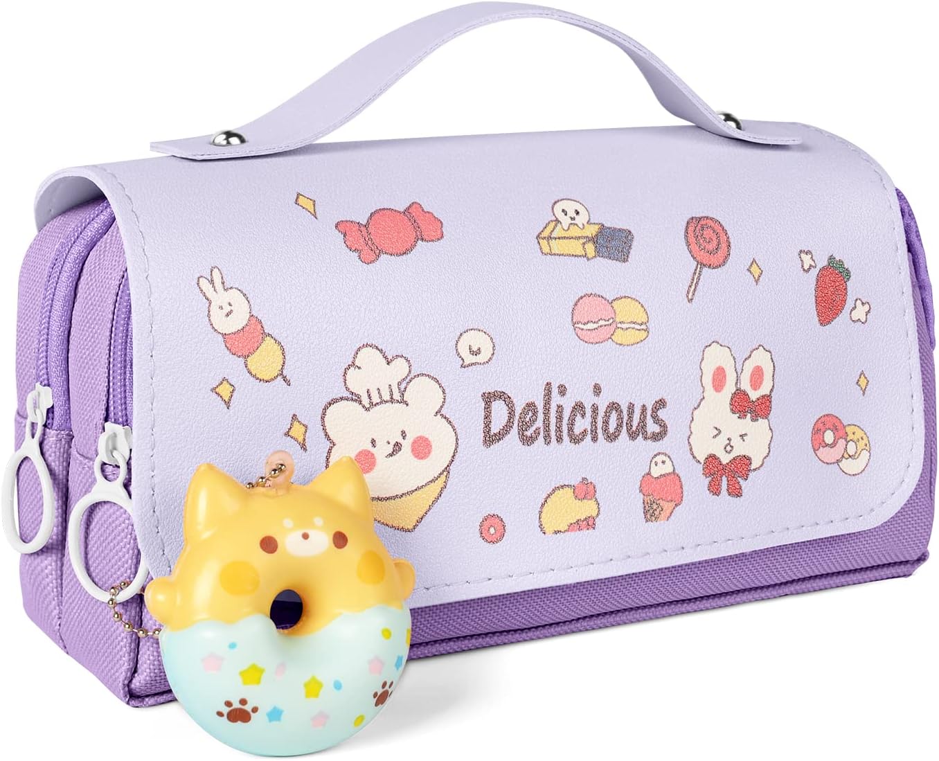 Trousse à crayons de grande capacité : idéale pour les collégiens et étudiants en quête de style et d'organisation