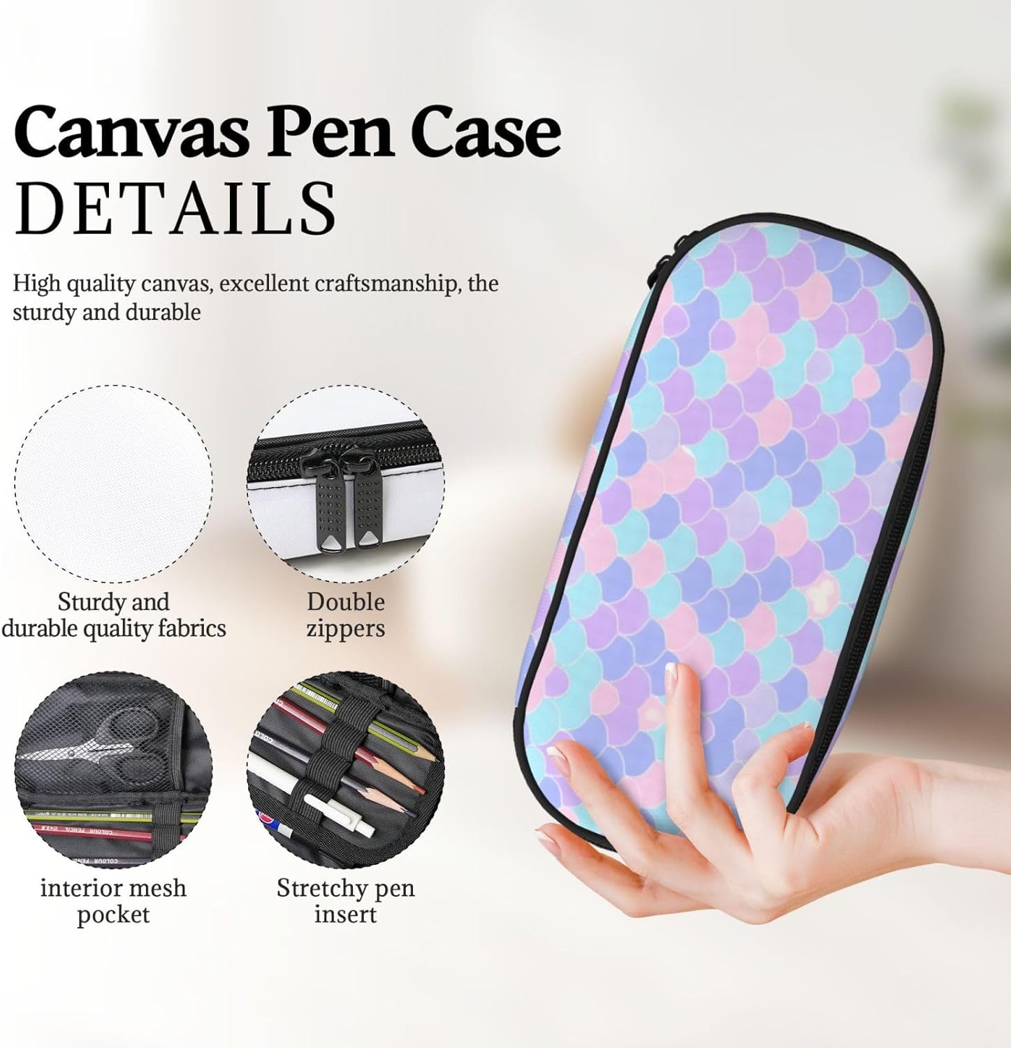 Trousse à crayons avec compartiments multicouches : idéale pour étudiants et professionnels en quête d'organisation élégante – Image 5