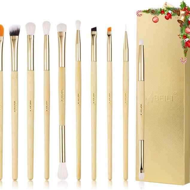 Pinceaux de maquillage professionnels pour les yeux : 10 pièces végétaliennes pour un maquillage impeccable et naturel