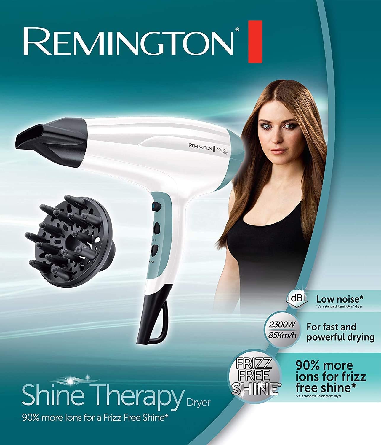 Sèche-cheveux ionique puissant pour un coiffage rapide et brillant : profitez de la technologie Shine Therapy – Image 5