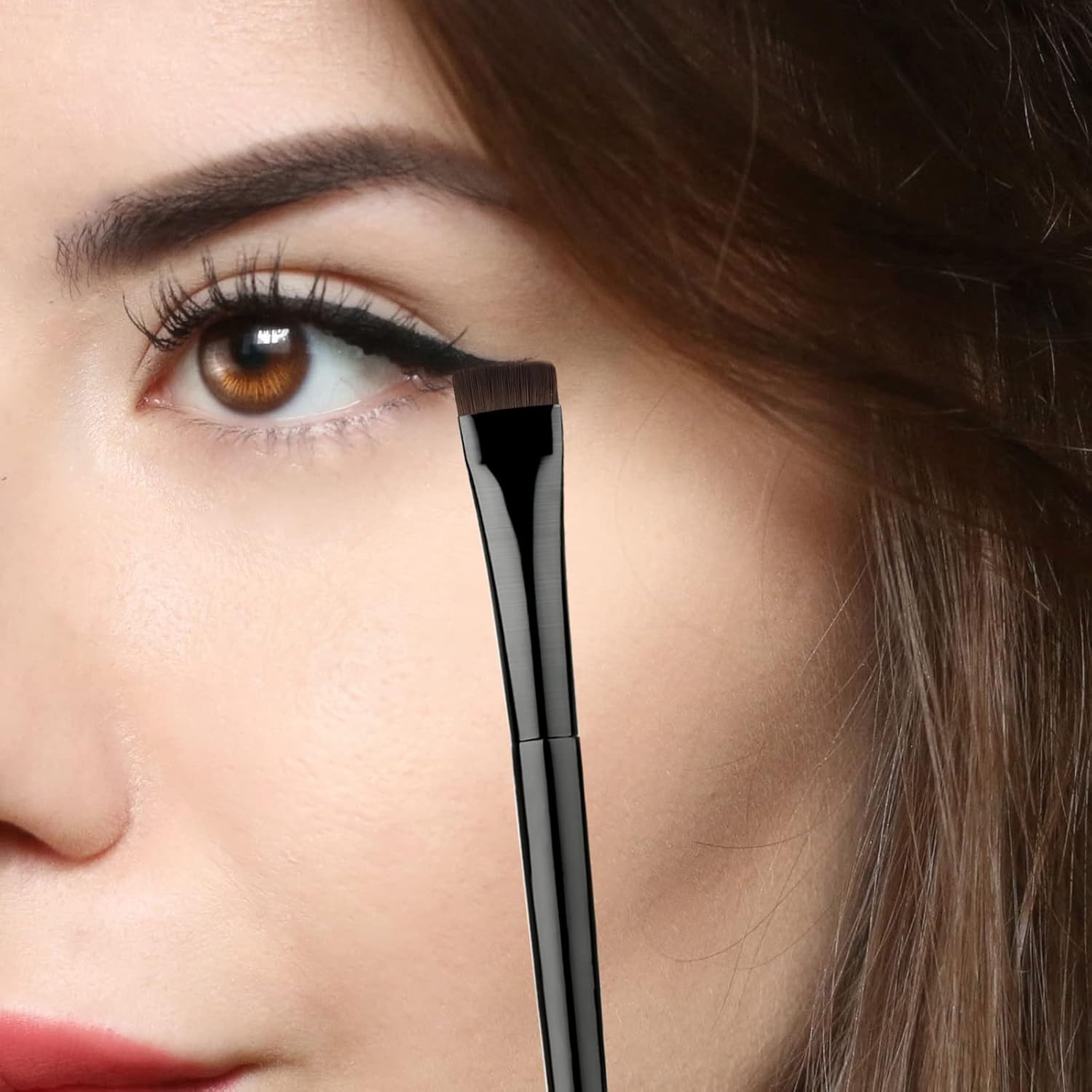 Pinceaux eyeliner : kit de 3 pinceaux pour un maquillage des yeux précis et élégant – Image 5