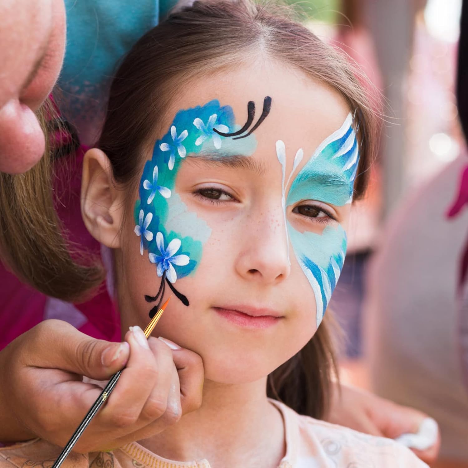 Peinture corporelle : 20 couleurs pour enfants et adultes, idéale pour le carnaval, Halloween et les soirées à thème – Image 3