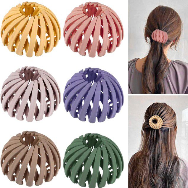 Pinces à cheveux géométriques rétractables : l'accessoire parfait pour les filles et femmes stylées