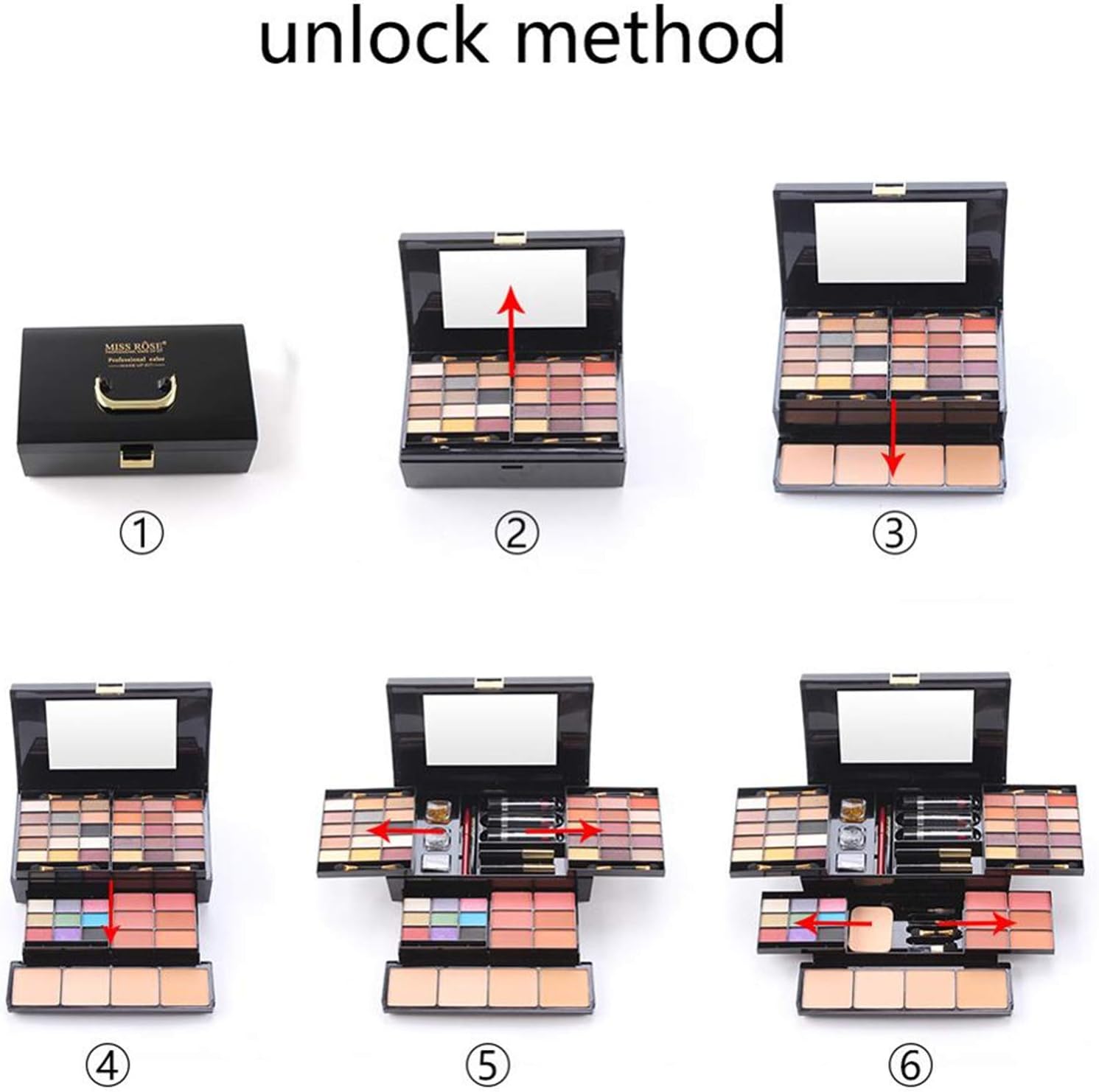 Kit de maquillage complet : 54 couleurs pour sublimer votre look au quotidien – Image 7