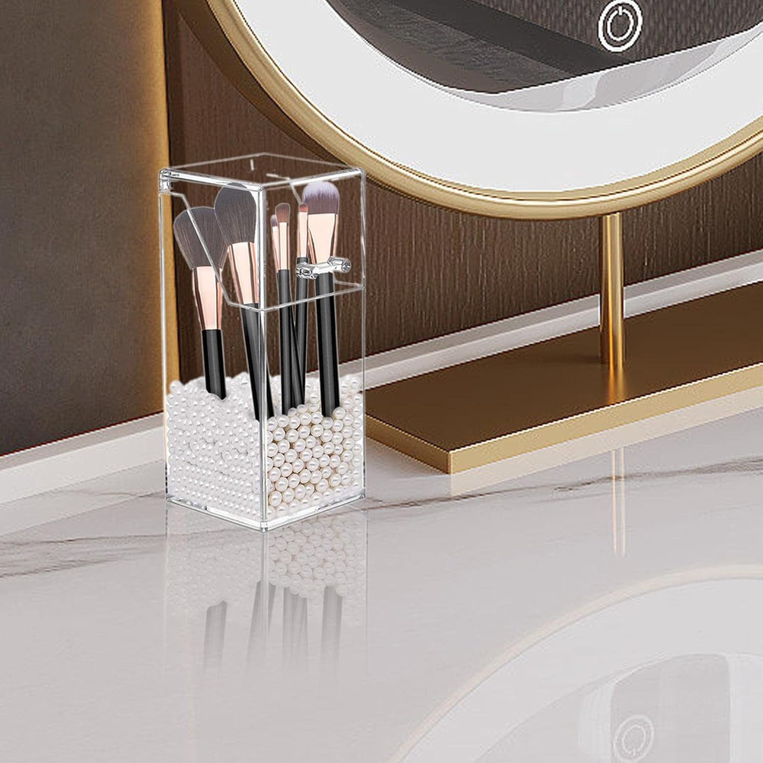 Porte-pinceau de maquillage avec couvercle anti-poussière : l’organisateur idéal pour les passionnés de beauté – Image 6