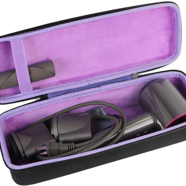 Étui de voyage pour sèche-cheveux Dyson : protection élégante et pratique pour les globe-trotteurs