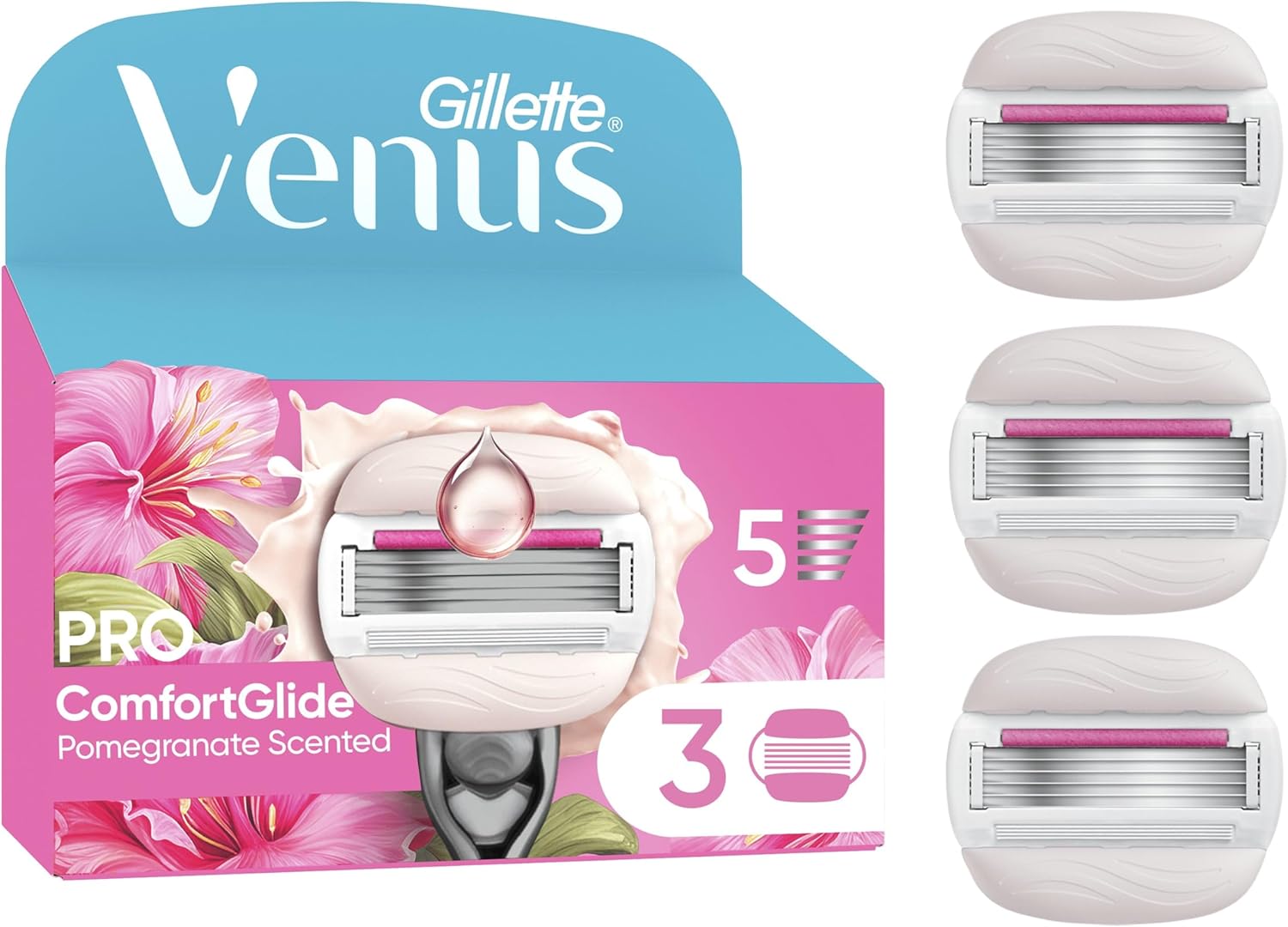 Rasoir Gillette Venus Pro pour femmes - Confort et hydratation