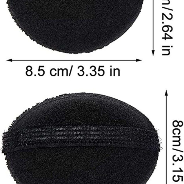 Accessoires de coiffure : 2 pièces boudin noir pour femmes et filles, idéaux pour créer des buns élégants en toutes occasions