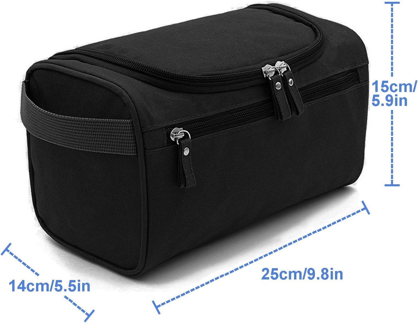 Trousse de toilette homme : grande trousse de maquillage imperméable suspendue pour un voyage organisé et stylé – Image 3