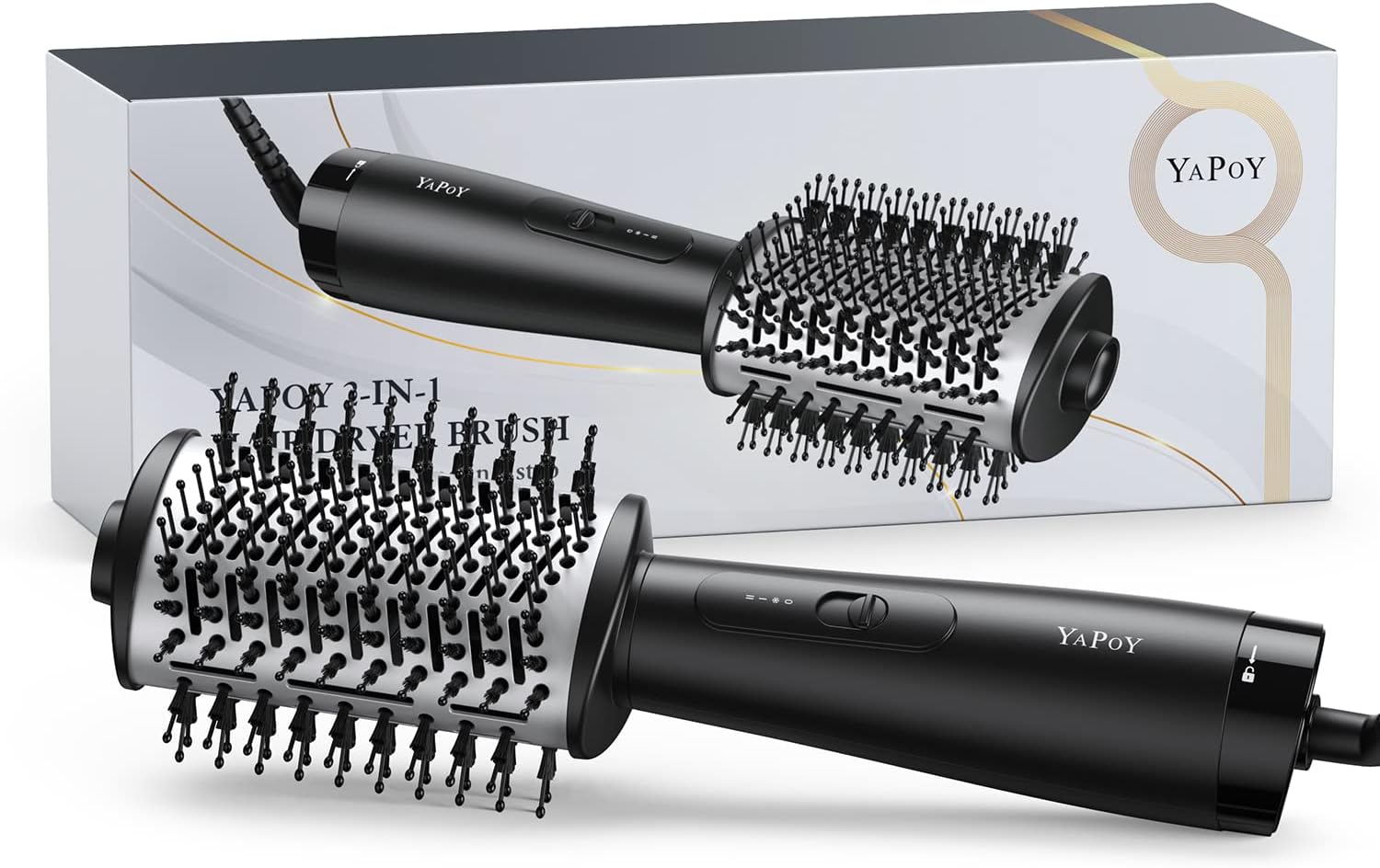 Brosse 2 en 1 : Sèche-Cheveux Volumisateur Innovante