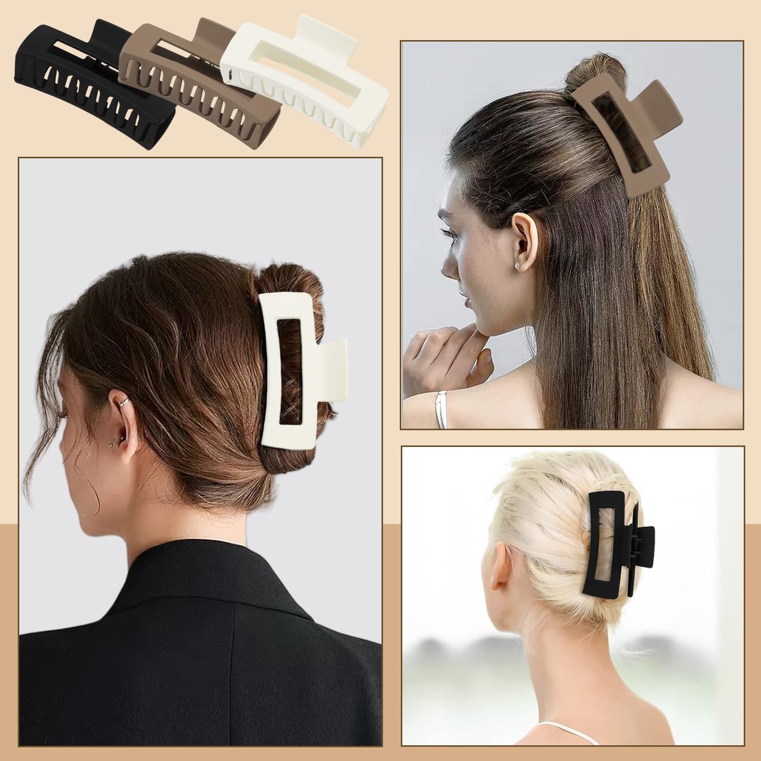 Pinces à cheveux en lot de 12 : accessoire élégant pour femmes et filles aux cheveux fins – Image 5