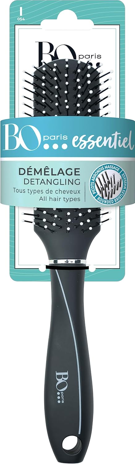 Brosse cheveux avec picots arrondis : pour un lissage doux et efficace de tous types de cheveux