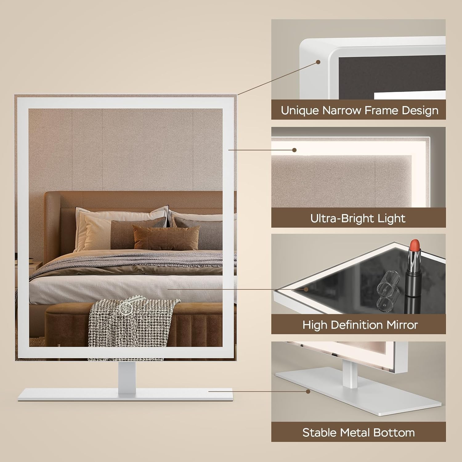 Miroir maquillage LED : un éclairage parfait pour les passionnées de beauté – Image 5