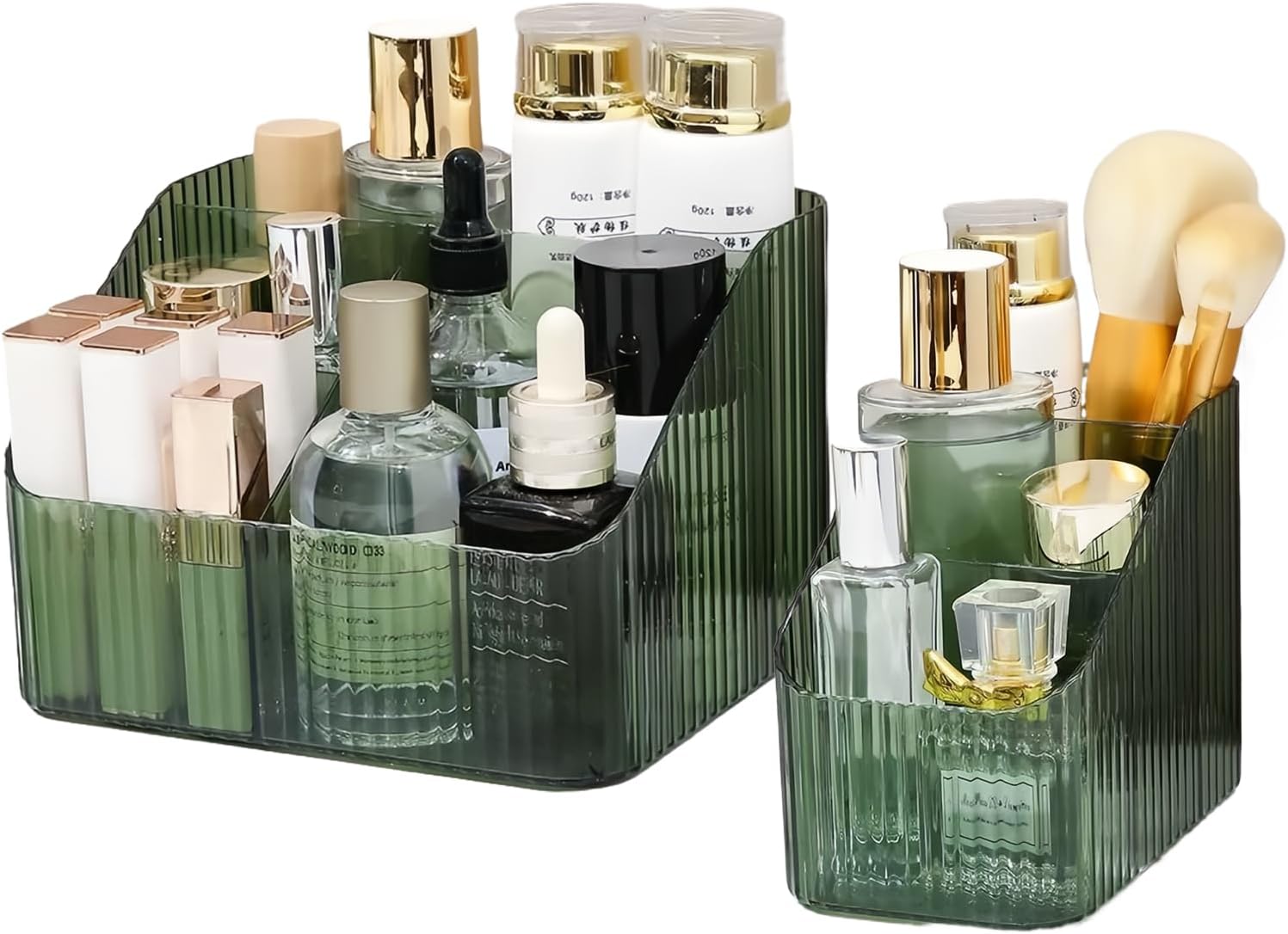 Boîte de rangement maquillage : l'organisateur transparent idéal pour les passionnées de beauté   Optimisez votre espace avec ce rangement cosmétique en PET, conçu pour vos soins de peau, comprenant 7 compartiments pratiques pour votre vanity ou votre salle de bain.