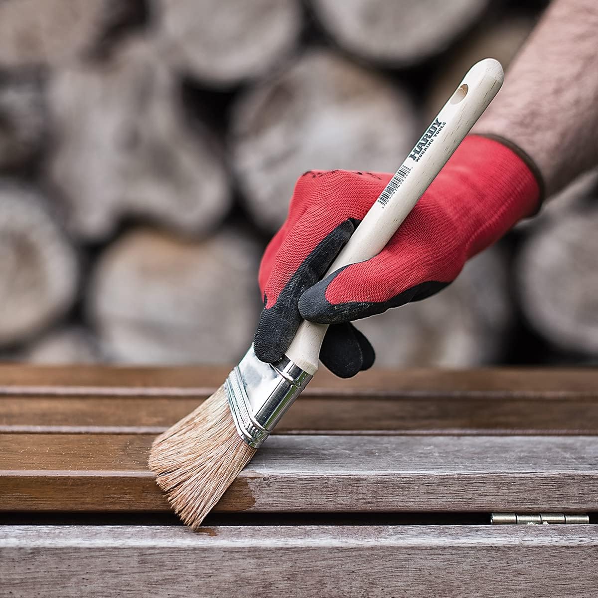 M7 Set de 6 pinceaux pour travaux de peinture : une couverture uniforme avec poils naturels – Image 13