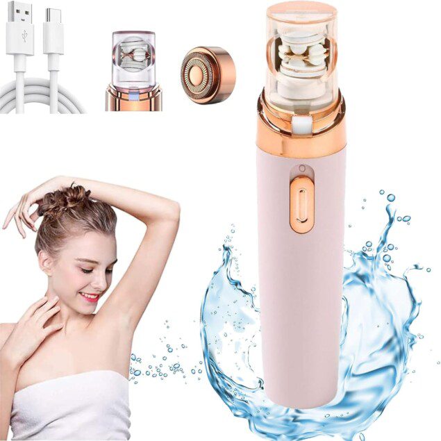 Épilateur facial 2 en 1 sans fil : l'appareil idéal pour les femmes en quête de douceur et de précision