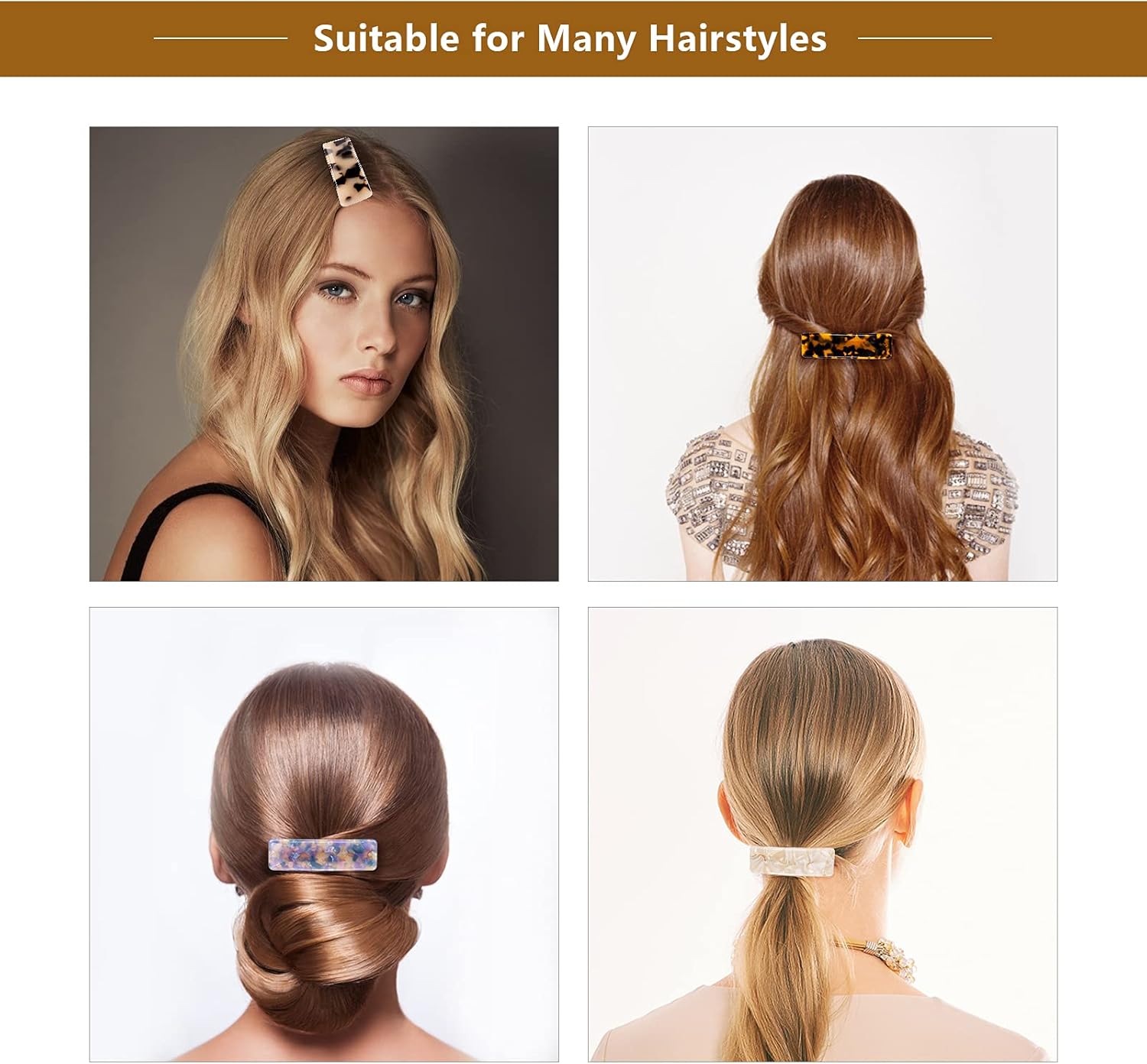 Barrettes cheveux vintage : élégance et praticité pour femmes et filles – Image 5