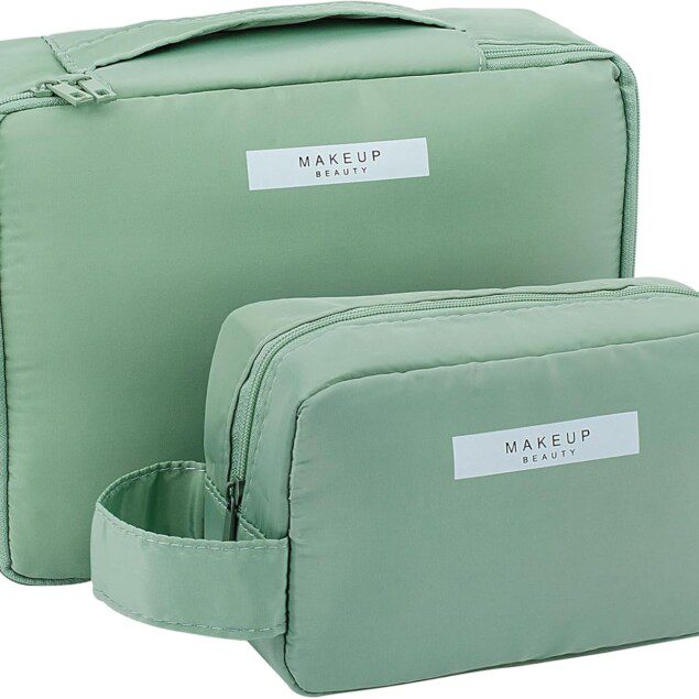 Grande trousse de maquillage pour femmes : élégance et praticité en voyage