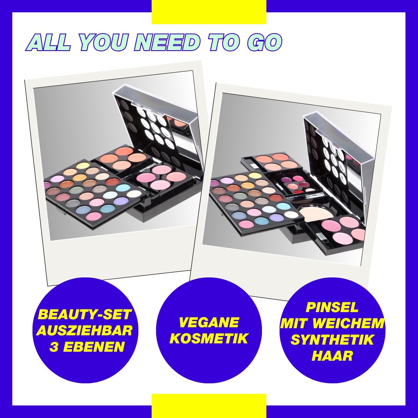 Palette de maquillage véganes 'All You Need To Go' : l'essentiel pour un look impeccable et naturel – Image 2