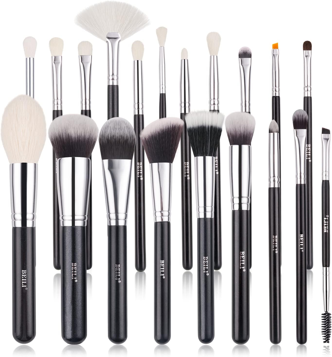 Pinceaux maquillage professionnels : le kit ultime de 20 pièces pour un teint parfait   Découvrez notre kit de pinceaux maquillage de qualité supérieure, conçu pour les passionnées de beauté souhaitant appliquer fond de teint, poudre, anti-cernes et ombres à paupières avec une précision inégalée. Offrez-vous un rendu impeccable grâce à des poils en chèvre naturels et synthétiques, idéaux pour un maquillage lumineux et durable.